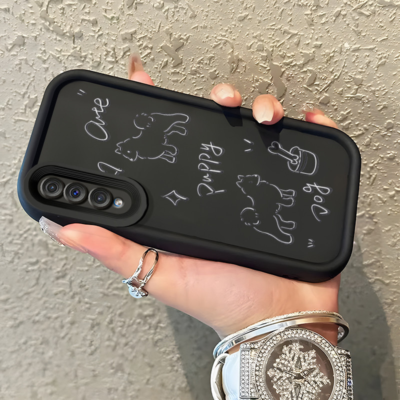 Casing Hp Untuk Samsung Galaxy A50 A50s A30s Case anjing minimalis ponsel Kasing tipis Perlindungan 