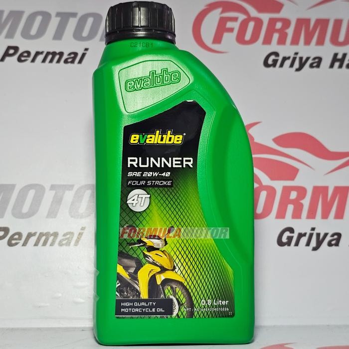 Evalube 4T Manual Runner/Pro - Oli Mesin Motor 4TAK (Original Resmi)