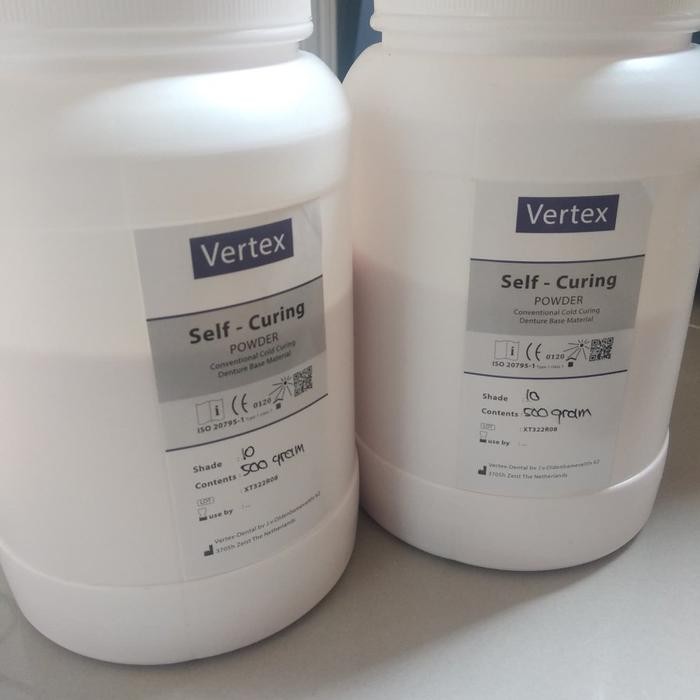 Powder Otomatis Acrylic Vertex Self Curing 500 Gram