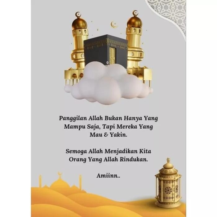 

[50] Kardus Kosong Oleholeh Haji Umroh Bentuk Ka'Bah Plus Kartu Ucapan