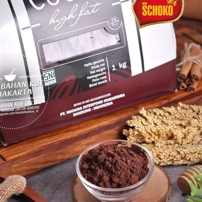 

Schoko - Pure Cocoa Powder Bp 19/21 1Kg High Fat Cokelat Bubuk Murni Kakao Coklat