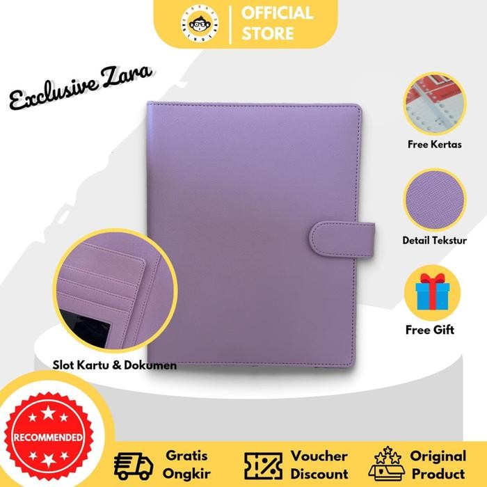 

Binder Polos Exclusivee B5 26Ring Bahan Premium Free Kertas Pulpen