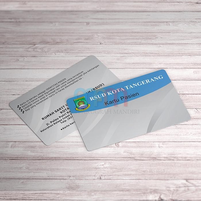 

New PREMIUM QUALITY Kartu Nama Plastik PVC Business Card - Doff 0.5mm
