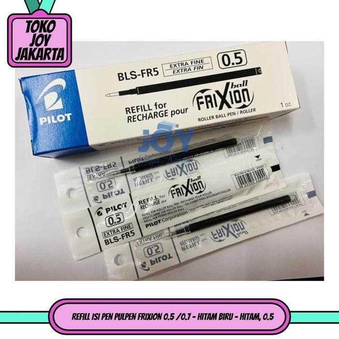 

New REFILL ISI PEN PULPEN FRIXION 0.5 /0.7 - Hitam Biru