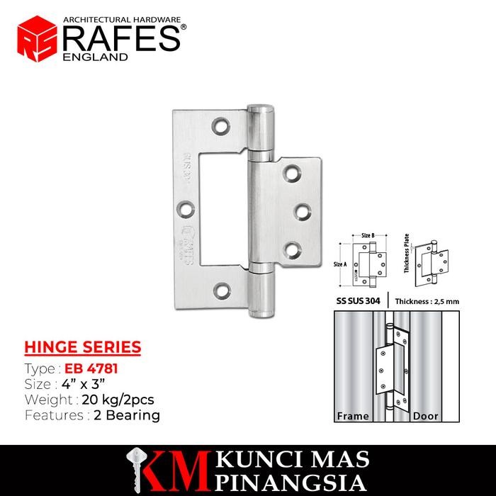 Engsel Pintu / Hinge / 4781 / RAFES ORIGINAL