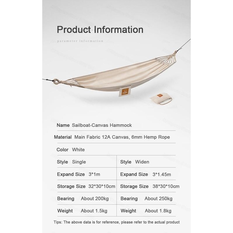 Termurah HAMMOCK CANVAS NATUREHIKE NH21DC000