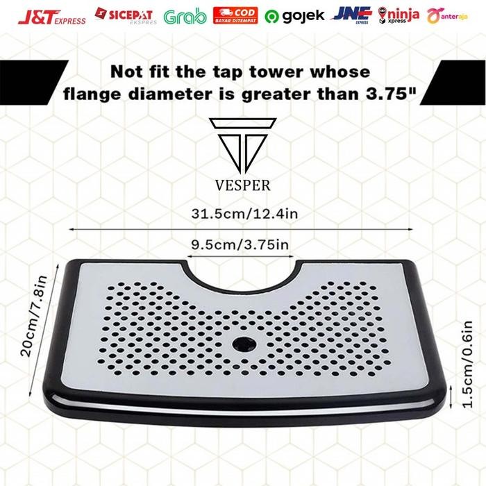 beer drip tray / barware alas tatakan tower kegerator nitro coffee