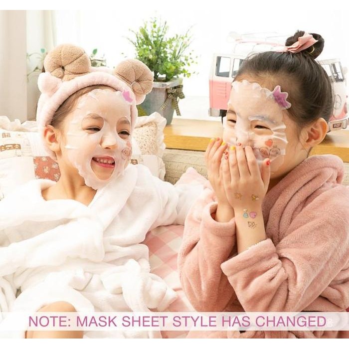 (Allthebest) PUTTISU Real Fruit Kids Sheet Mask Masker Wajah Anak Korea