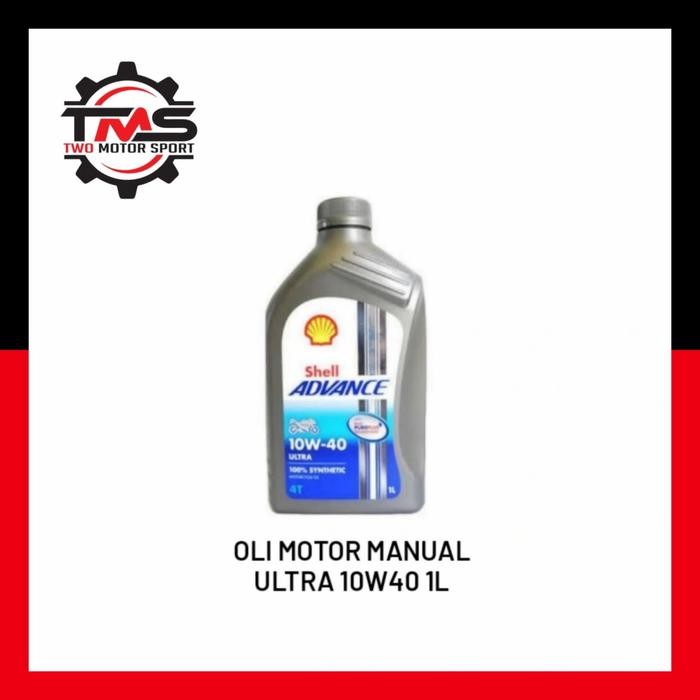 100%ORI SHELL ULTRA 4T 10W40 1L FULL SYNTHETIC OLI MOTOR CBR R15 NINJA