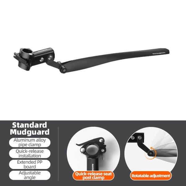 SPAKBOR SEPEDA ROCKBROS SEATPOST CLAMP FENDER BIKE QUICK RELEASE MUDGUARD ADJUSTABLE ROADBIKE MTB