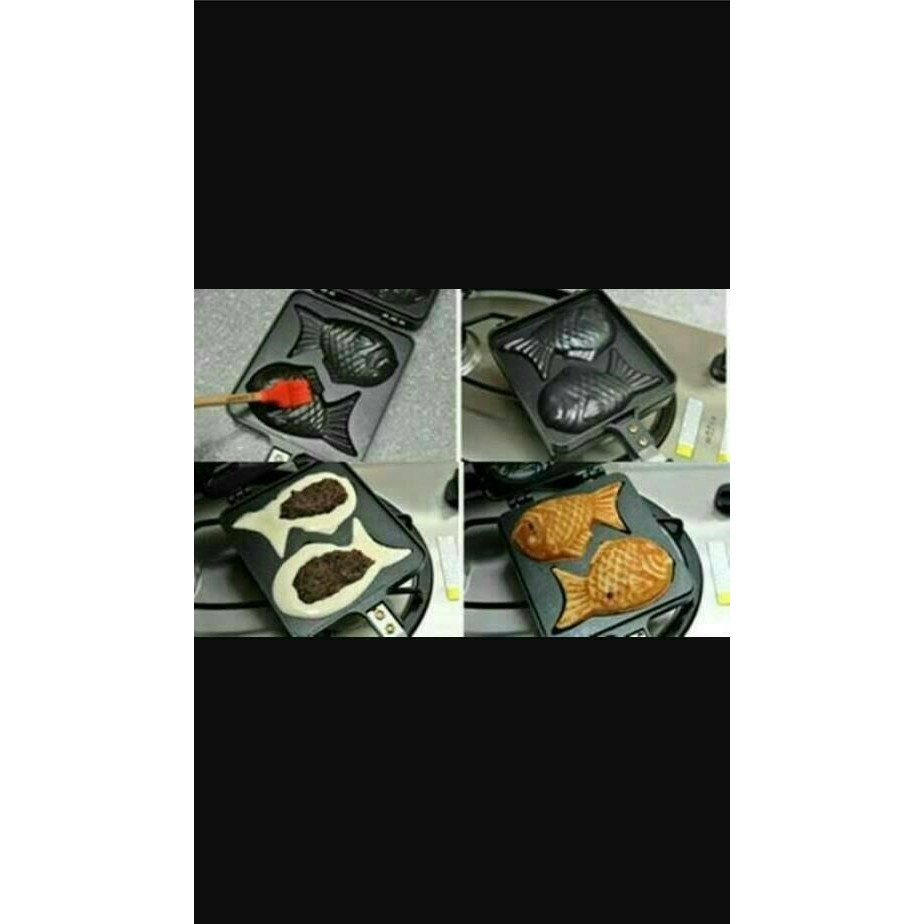 Taiyaki pan cetakan pancake taiyaki ikan