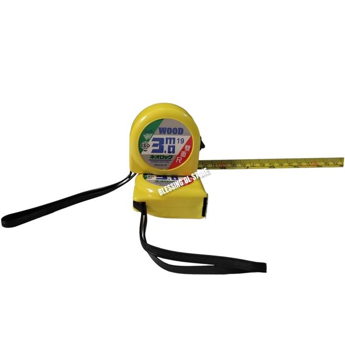 SIAP KIRIM ROLL METERAN 3 METER WOOD METERAN TAIWAN 3M MEASURING TAPE SHOPEE