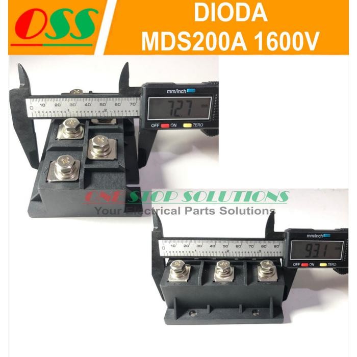 Dioda Bridge Mds 200A 1600V 3 Phase