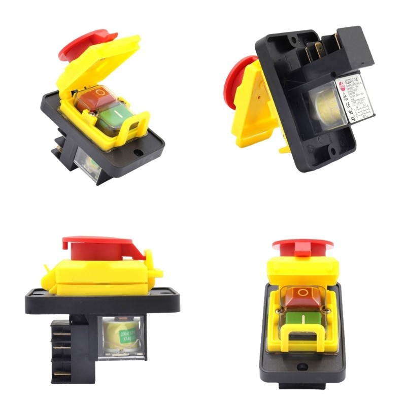 KJD12-14 6-Pin Electromagnetic Circuit Breaker Switches Electromagnetic Protections Switches Reliabl