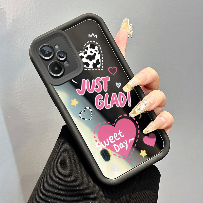 Casing Hp Realme C31 Case Casing Tatu Kasih Sapi pola Kesing HP Cesing cermin Kasing Silikon Softcas