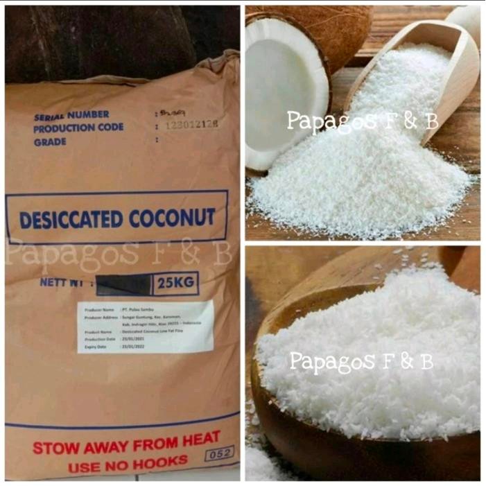 

LEZAT- Kelapa Kering Parut Desiccated Coconut Repck 500 Gr / Gram