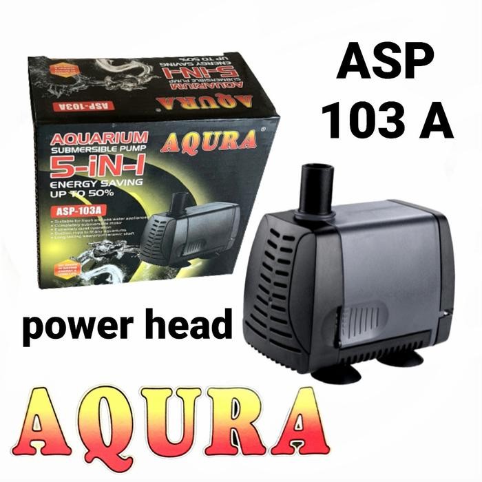 SIAP KIRIM AQURA ASP 103A POWER HEAD POMPA CELUP AQUARIUM IKAN HIAS 103A