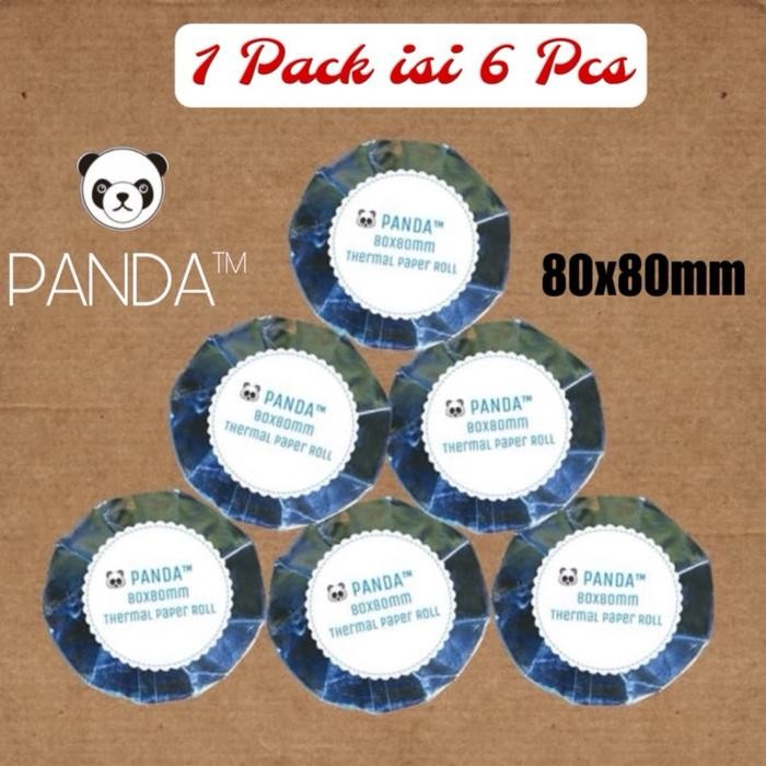 

Kertas Printer Struk Kasir Cash Register PANDA 80x80mm Thermal Paper