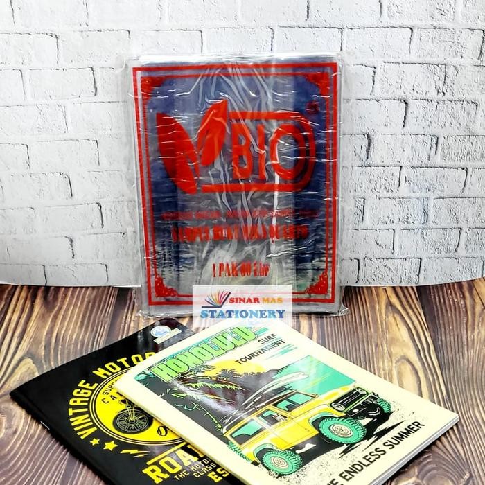 

Sampul Plastik Mika Bening Bio Kwarto Sampul Buku Tulis Quarto(60 Lbr)