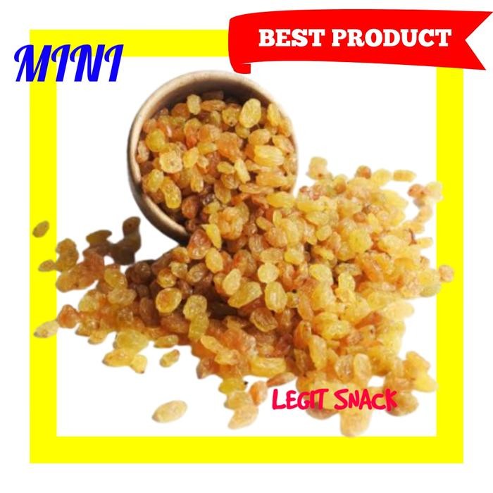 

NATURE- Natural Kismis Kuning Kecil Manis 250Gr / Mini Golden Raisins 250Gr