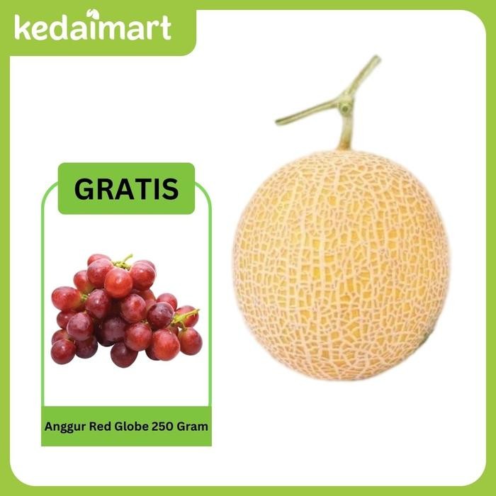 

NATURE- Buy Melon Inthanon 1.2 - 2 Kg Free Anggur Red Globe 250 Gram