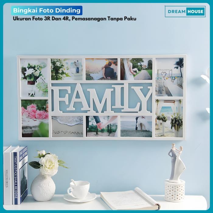 bingkai foto tempel dinding tanpa paku minimalis aesthetic frame pigura gantung berkualitas