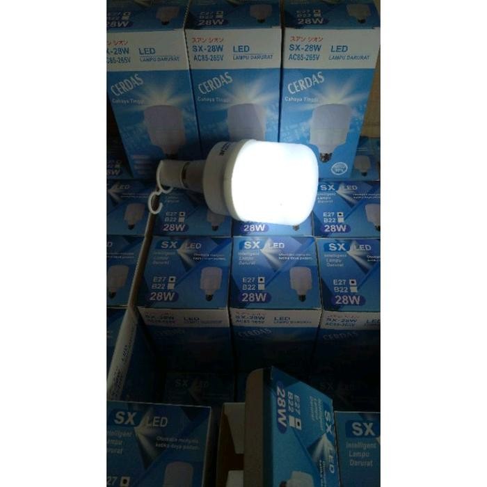 Sx Lampu Bohlam Emergency Led 28 Watt Cerdas Untuk Kebutuhan Darurat - Saklar