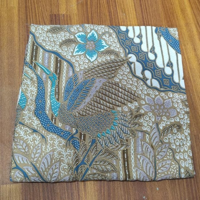 kain batik dobby warna biru muda