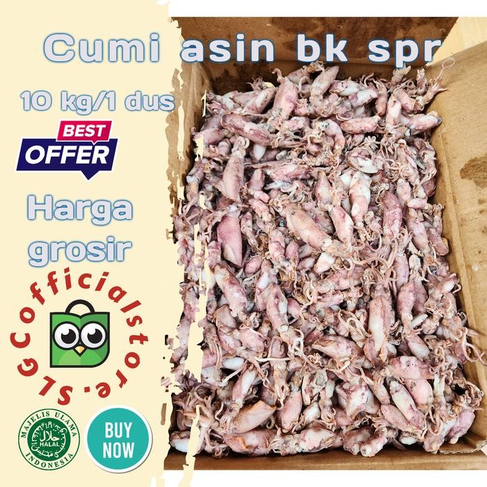 

Siap Kirim Ikan Asin Cumi BK SPR 1 Dus 10kg - Grosir & Gurih,