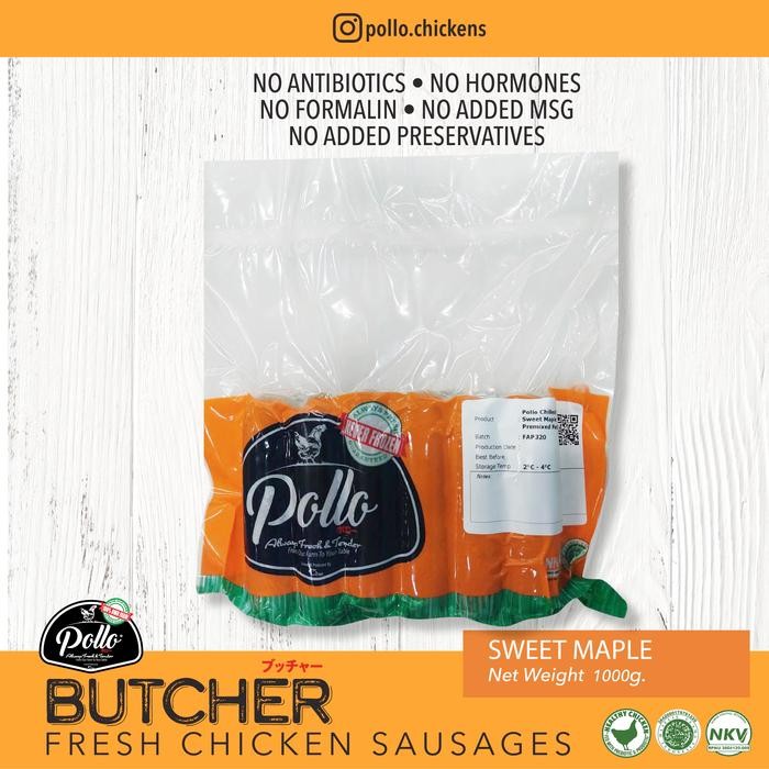 

Siap Kirim Pollo Butcher Sweet Maple 1kg Shopee Daging Olahan Premium