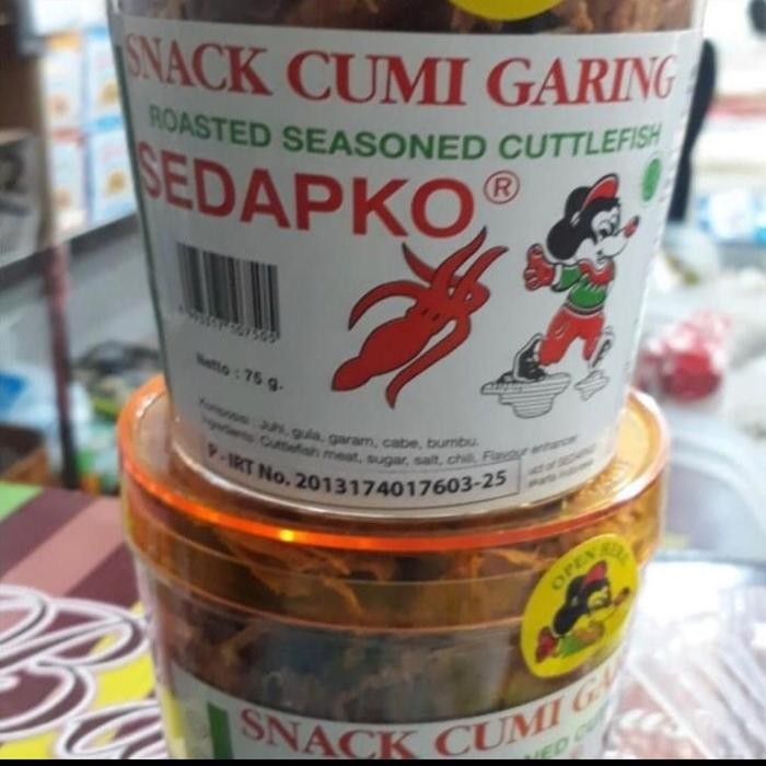 

Siap Kirim Juhi Kering Sedapko 75gr, Camilan Gurih Ikan Sotong