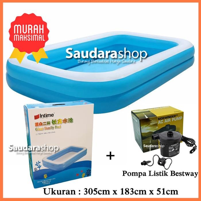 Intime Yt-012 Kolam Renang Anak [305X183X51Cm] / Kolam Renang Intime