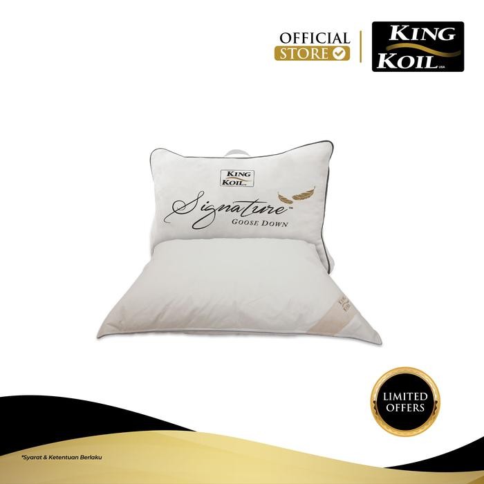 Siap Kirim King Koil Bantal Tidur Premium Goose Down Feather Hotel Quality