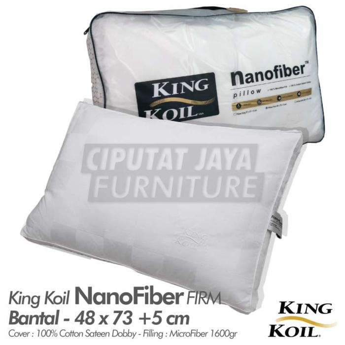 Siap Kirim Bantal King Koil Nano Fiber Firm - Hotel Pillow
