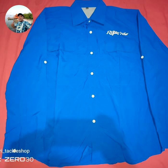 TERMURAH Baju mancing Custom brand Ripple Fisher