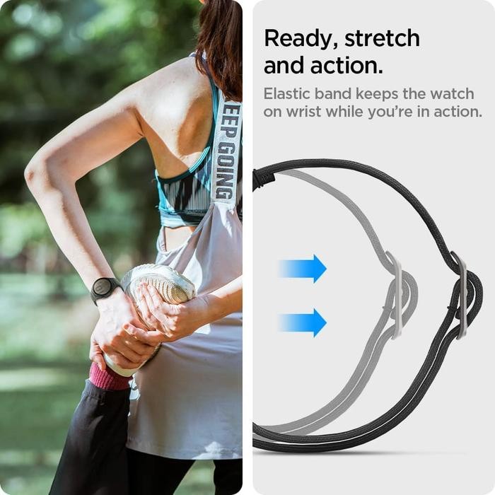 Strap for Galaxy Watch 6 Classic/5 Pro 47/45/44/40mm Spigen Band Lite Fit