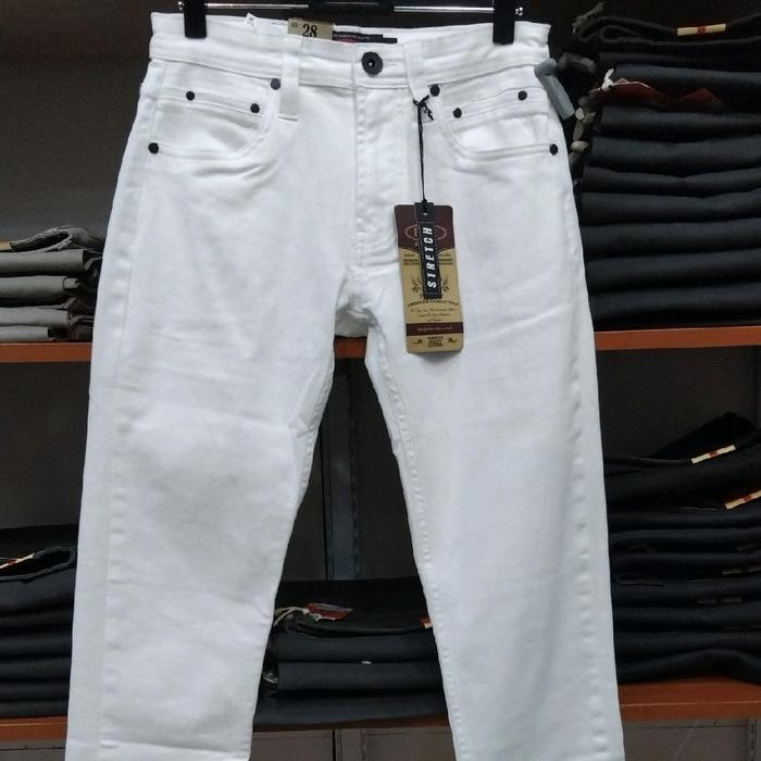 Gabrielle Celana Panjang Jeans Slimfit Putih