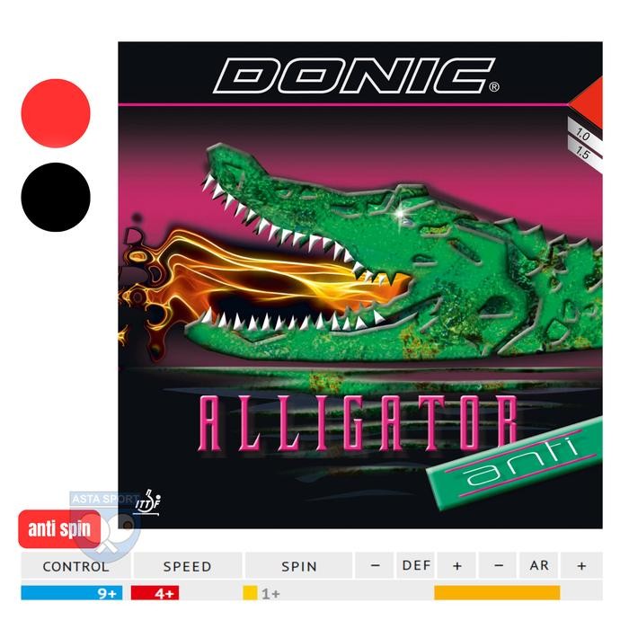 Terlaris Donic Alligator Anti Karet Pingpong Anti Spin