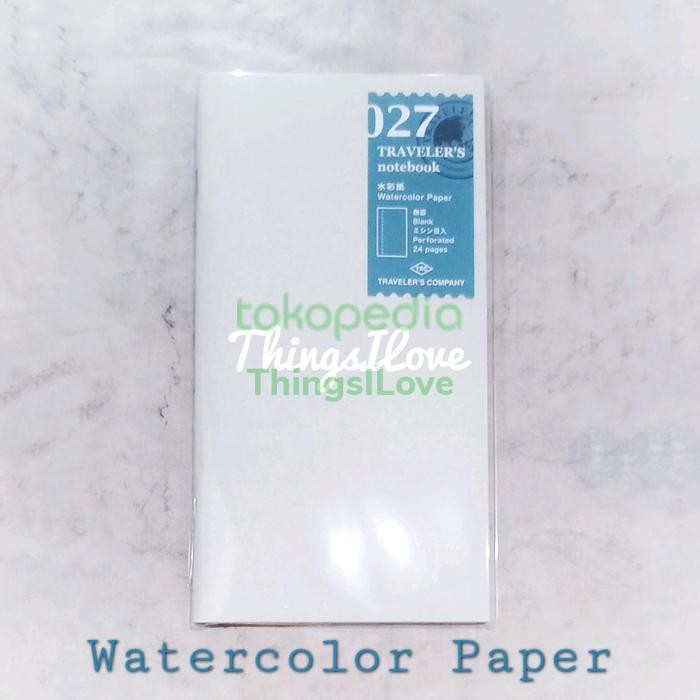 

Midori Traveler'S Notebook Regular Refill - 027 Watercolor Paper