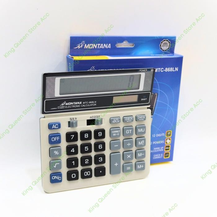 

kalkulator/calculator 12 digit angka citizen sdc-868l kode 1286