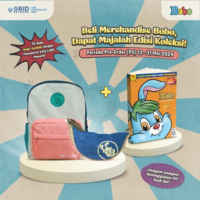 

Edisi Koleksi Merchandise Bobo & Cergam Terbaik Keluarga Bobo