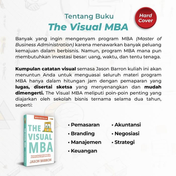 

Buku Bisnis The Visual MBA (New Edition): Semua yang Dipelajari dalam Dua Tahun di Sekolah Bisnis