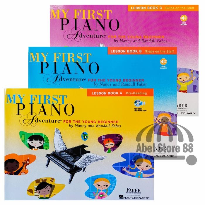 

My First Piano Adventure Young Beginner Lesson Book A/B/C Buku Piano
