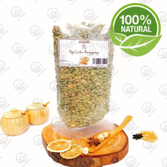 

TERMURAH 500gr Biji Labu Panggang / Roasted Pumpkin Seed / Rempah / JSR 100% READY STOCK