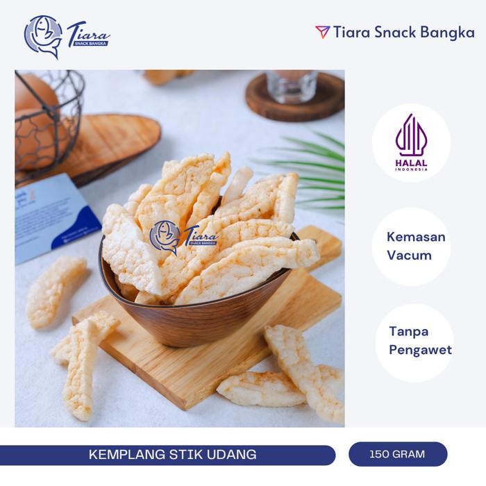 

ASLI Tiara Snack Bangka Kemplang Stik Udang Kemasan Vacum Halal Indonesia READY STOCK
