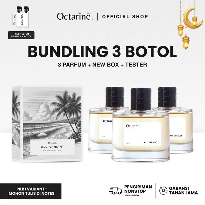 

[ Bundling Parfum ] PROMO Beli 3 Botol 50ml Bebas Pilih Variant - Octarine