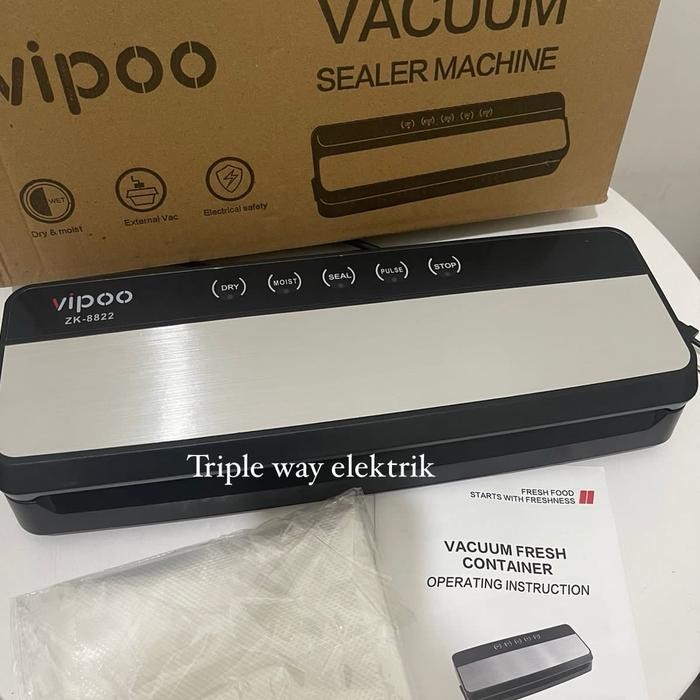 Vacuum Sealer Vipoo Basah Dan Kering -Gratisongkir