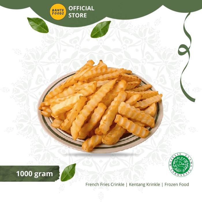 

LUXEHEALTH- French Fries Crinkle / Kentang Goreng Crinkle 1Kg