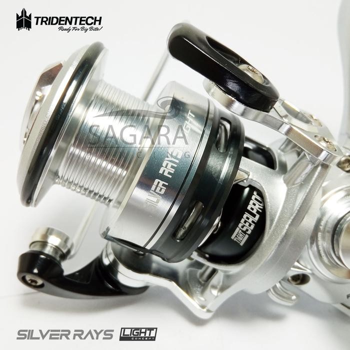 Reel Tridentech Silver Rays Light Reel Pancing Spinning