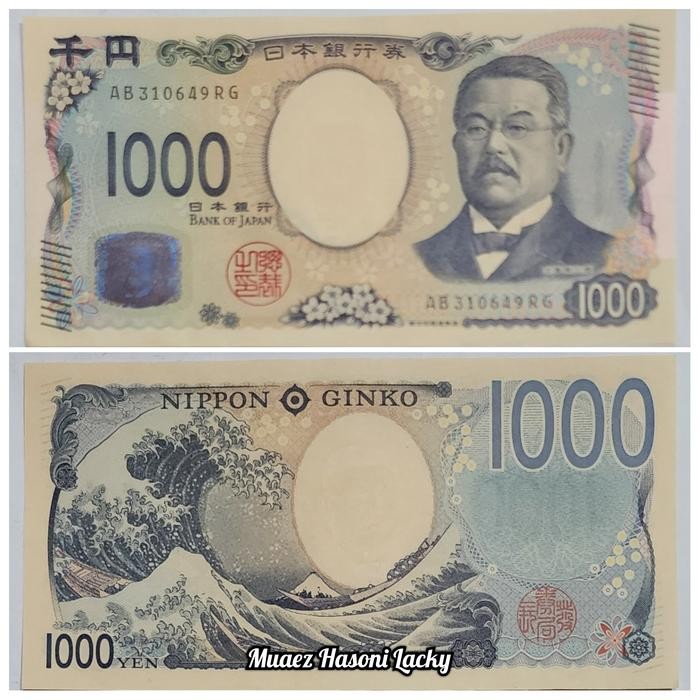 Uang Asing Yen Jepang Pecahan 1000 Yen New Series Original Asli
